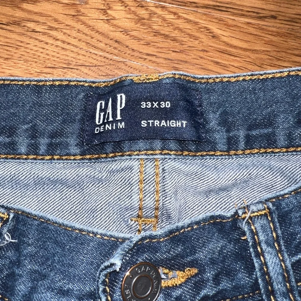 GAP Blue Straight Jeans Classic Denim Style - Picture 4 of 4